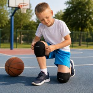 Kids Protective Knee Pads with Thick Sponge Padding for Outdoor Sports