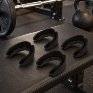 Sports mouth guard set 4-piece athletic teeth protector