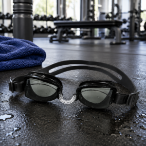 No-Leak Anti-Fog Swimming Goggles with Adjustable Headband